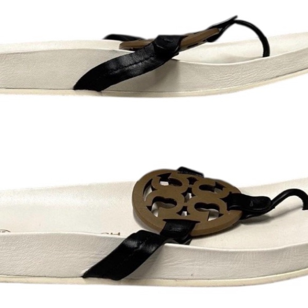 Tory Burch Miller Cloud Sandals Sz 10.5
Perfect Black/almond flour/new ivory - Picture 3 of 4
